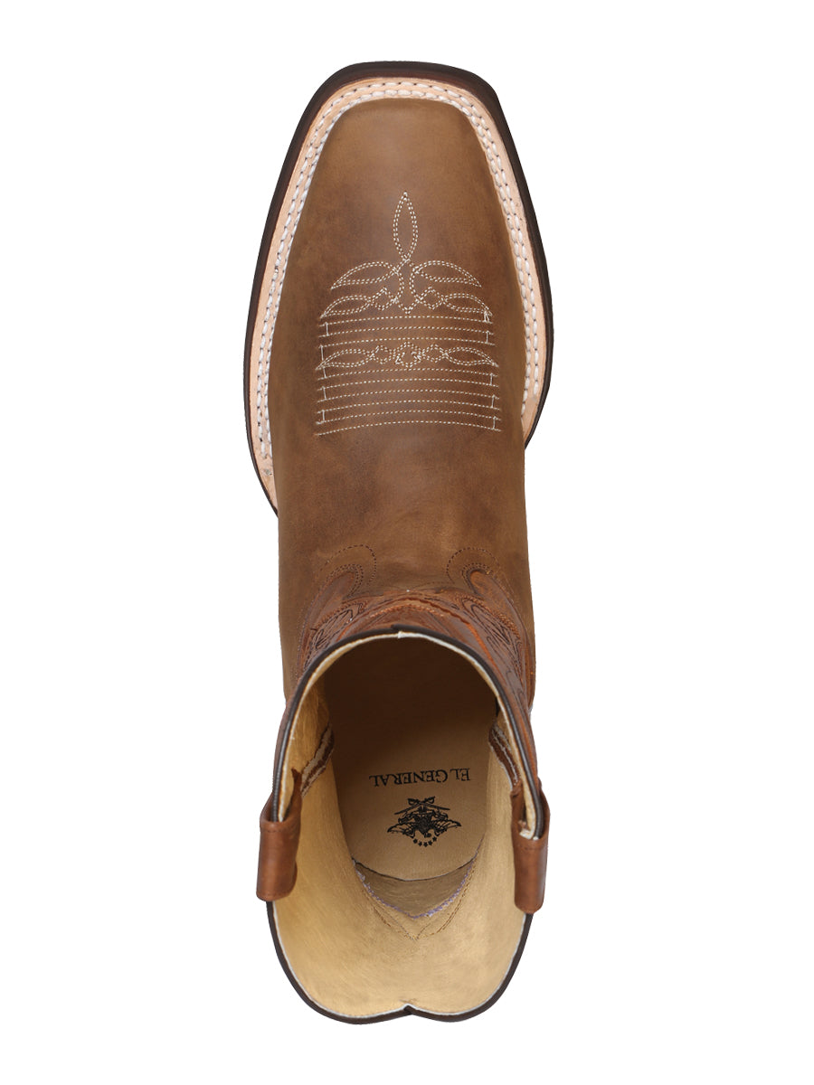 Bota Rodeo El General Poly-atl-39 Piel Bovino Crazy Tan 43005