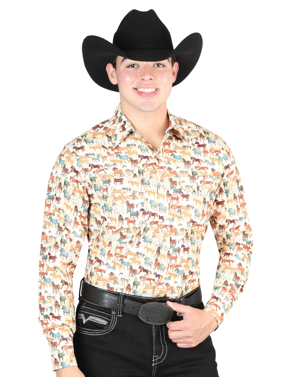 el General Khaki Vaquero Camisa 44324