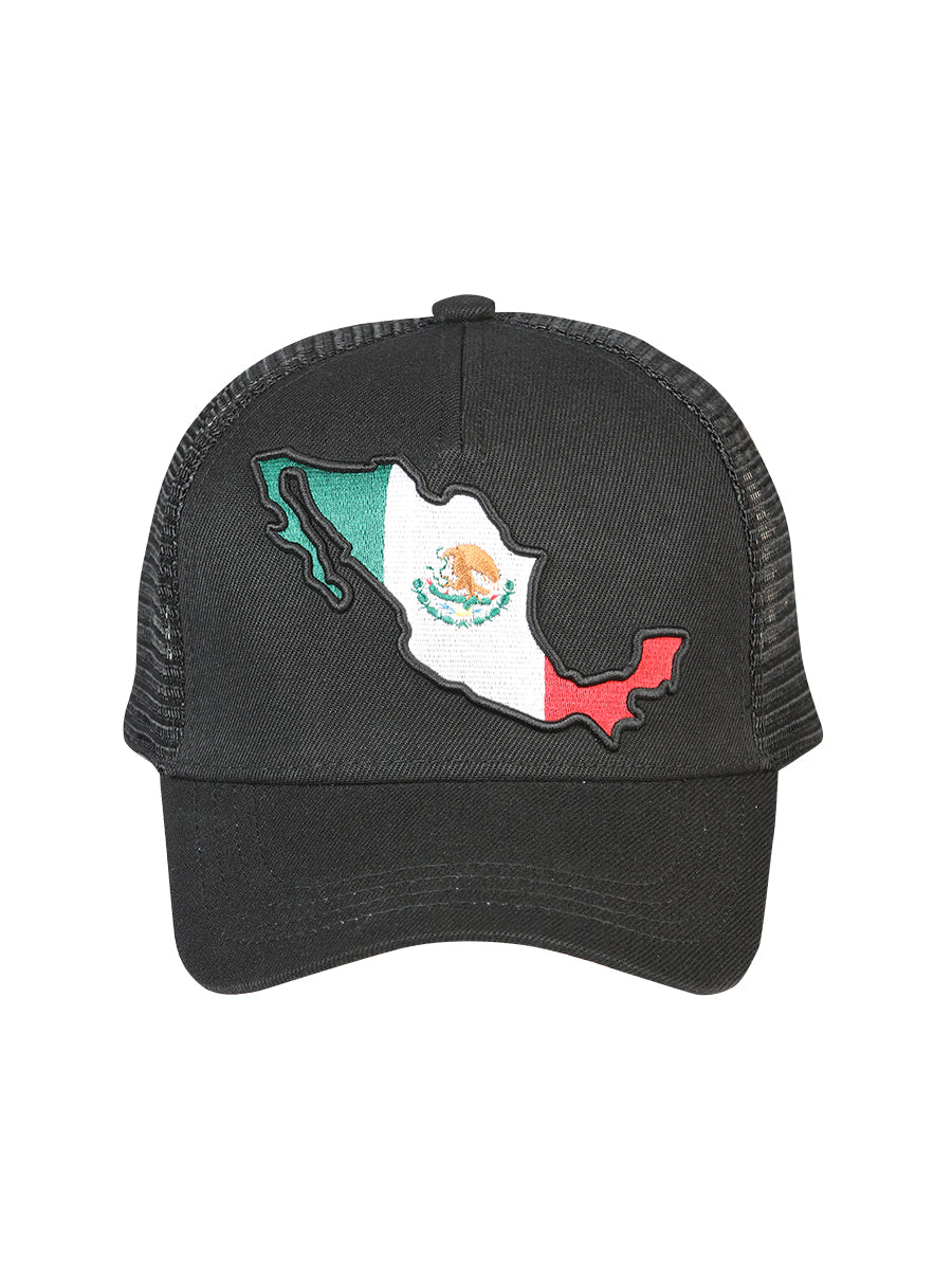 Gorra El General Mapa Tela Negro/tricolor 44381