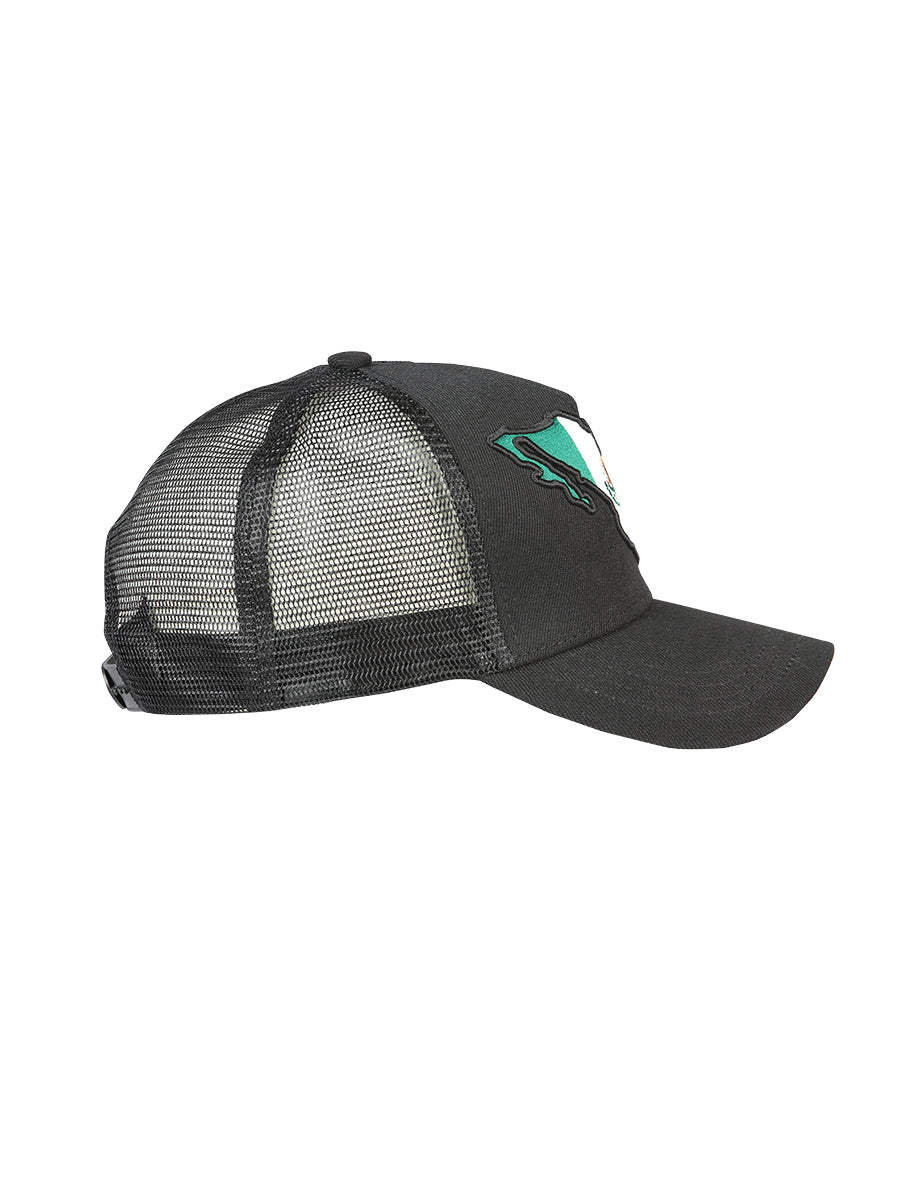 Gorra El General Mapa Tela Negro/tricolor 44381