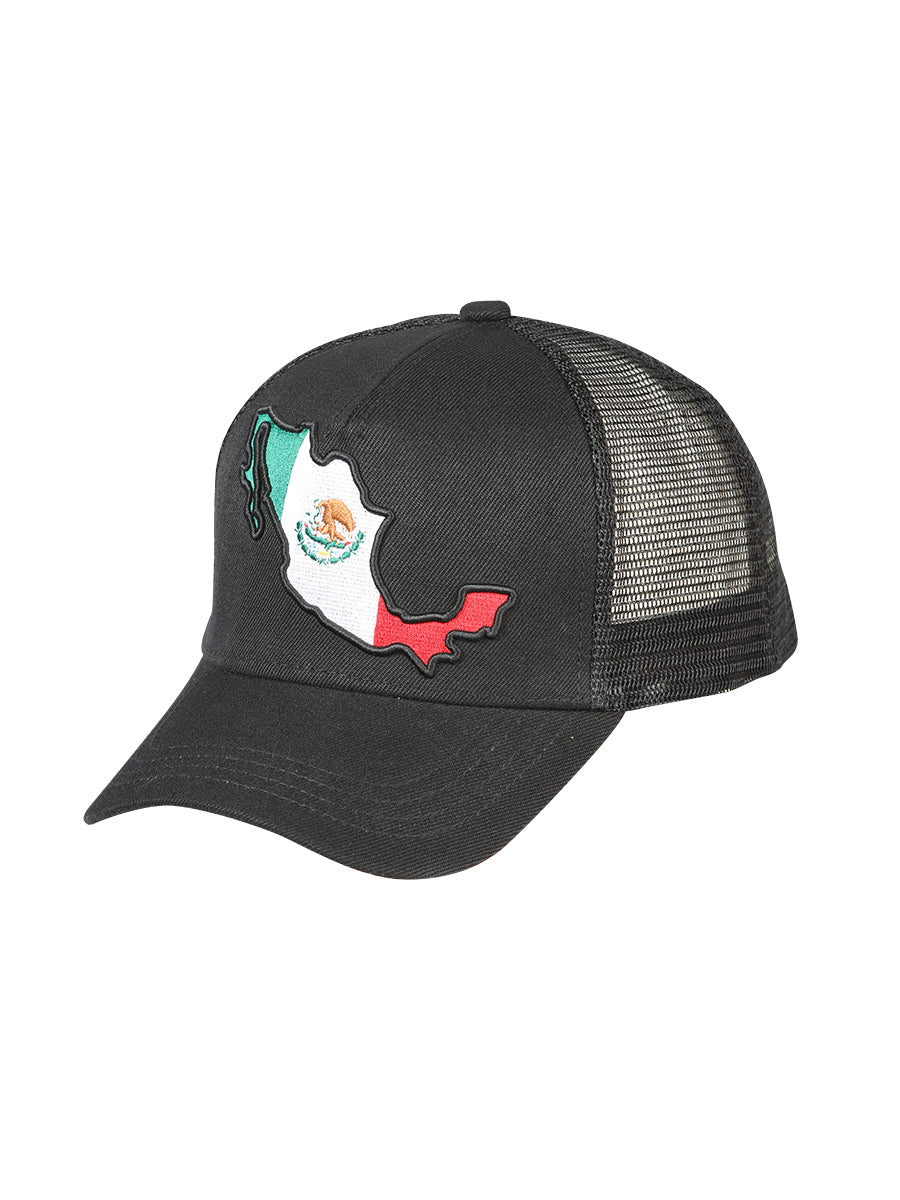 Gorra El General Mapa Tela Negro/tricolor 44381