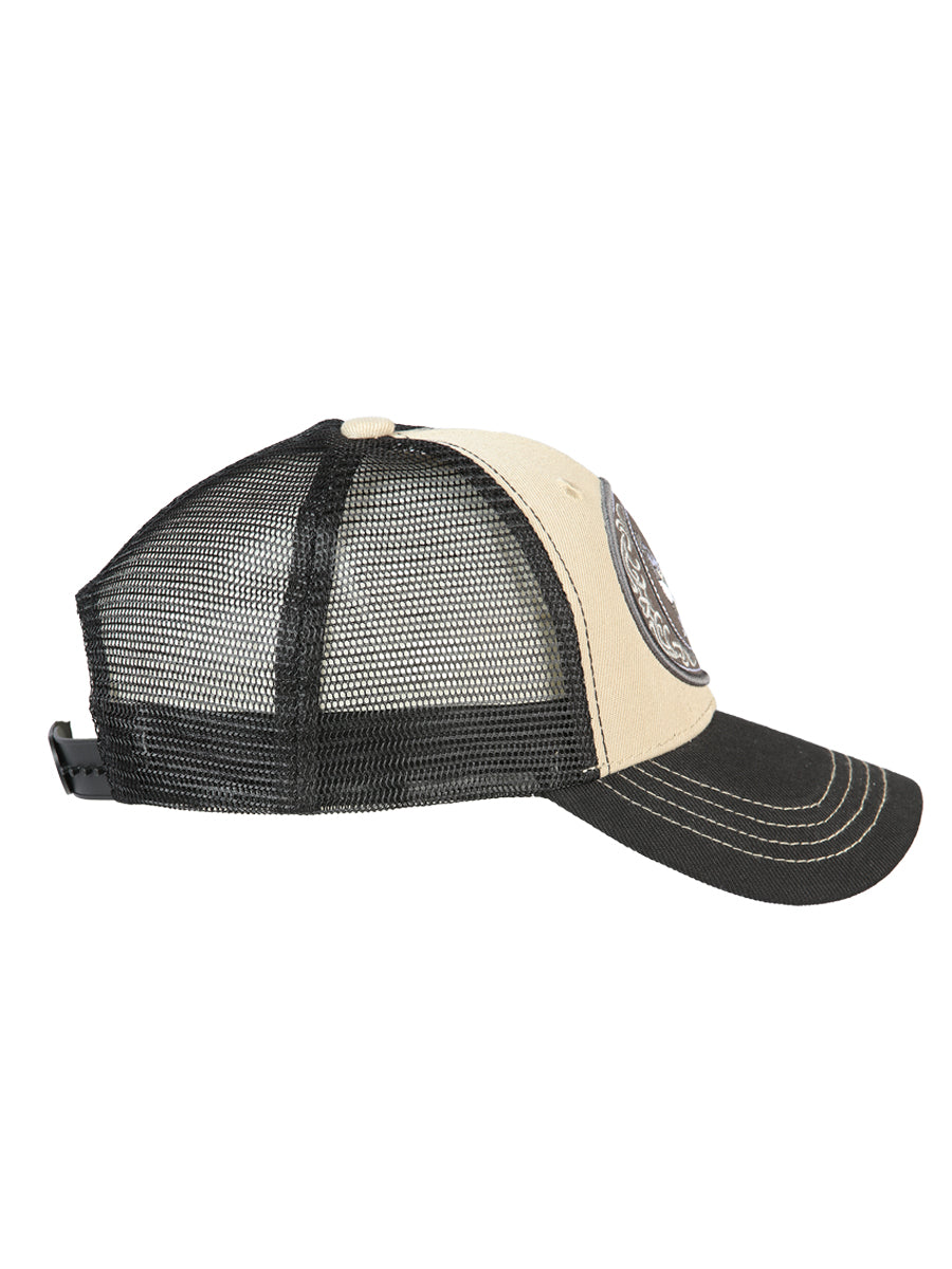 Gorra El General Gallo3 Tela Negro/taupe 44383