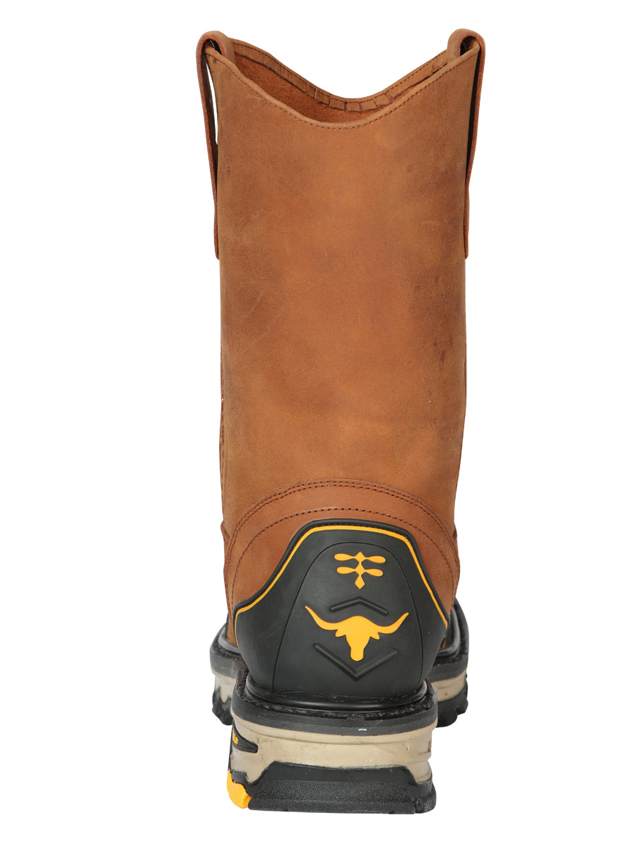 Bota Trabajo S/ Casco El General Btmg-6 Crazy Kansas 44689