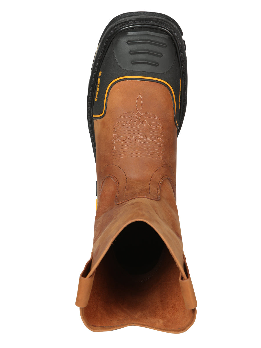 Bota Trabajo S/ Casco El General Btmg-6 Crazy Kansas 44689