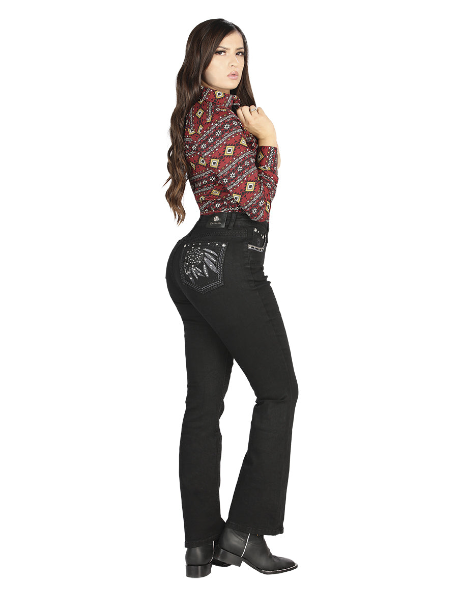 PANTALON CENTENARIO ZD-28 MEZCLILLA NEGRO 44825