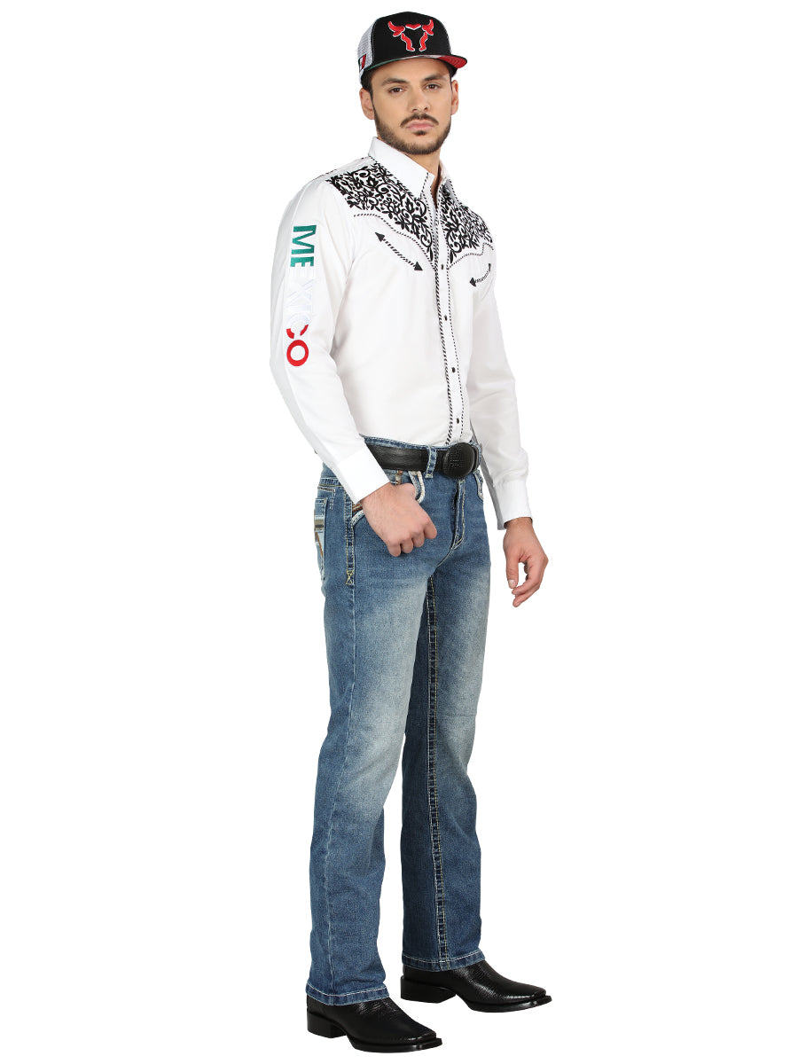Pantalon Centenario Ec-M021 Mezclilla M.Azul 44965