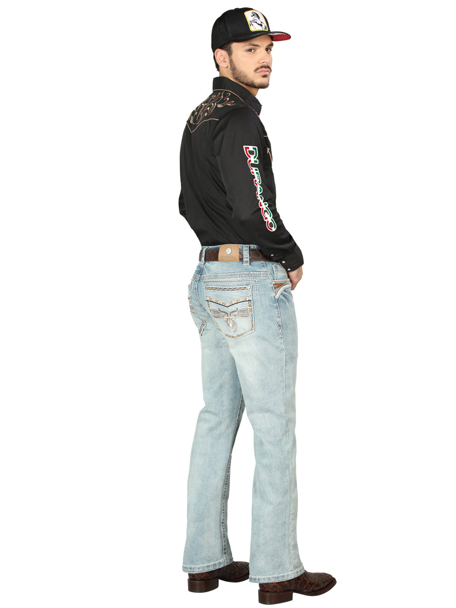 Pantalon Centenario Ec-M019 Mezclilla L. Azul 44975