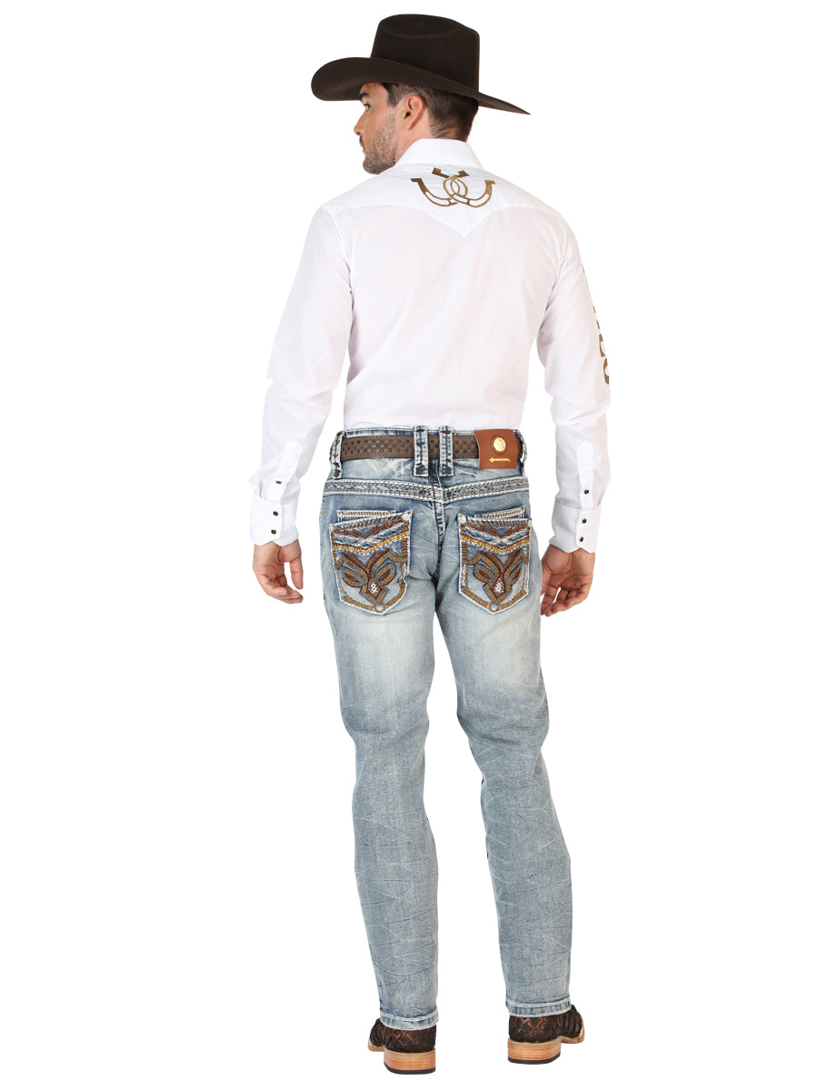 Pantalon Centenario Ecg-M91 Mezclilla Azul Oscuro 45530