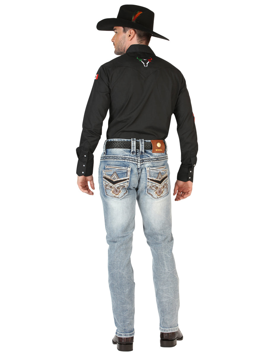 Pantalon Centenario Ecg-M61 Mezclilla Azul Oscuro 45532