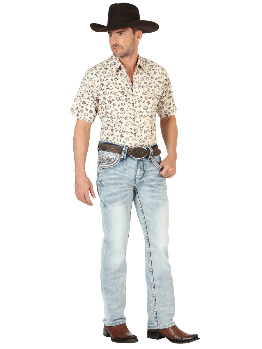 Pantalon Centenario Ecg-M61 Mezclilla Mediano Azul 45533