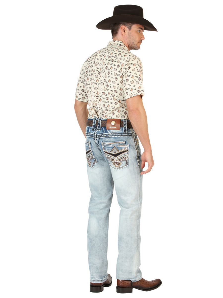 Pantalon Centenario Ecg-M61 Mezclilla Mediano Azul 45533