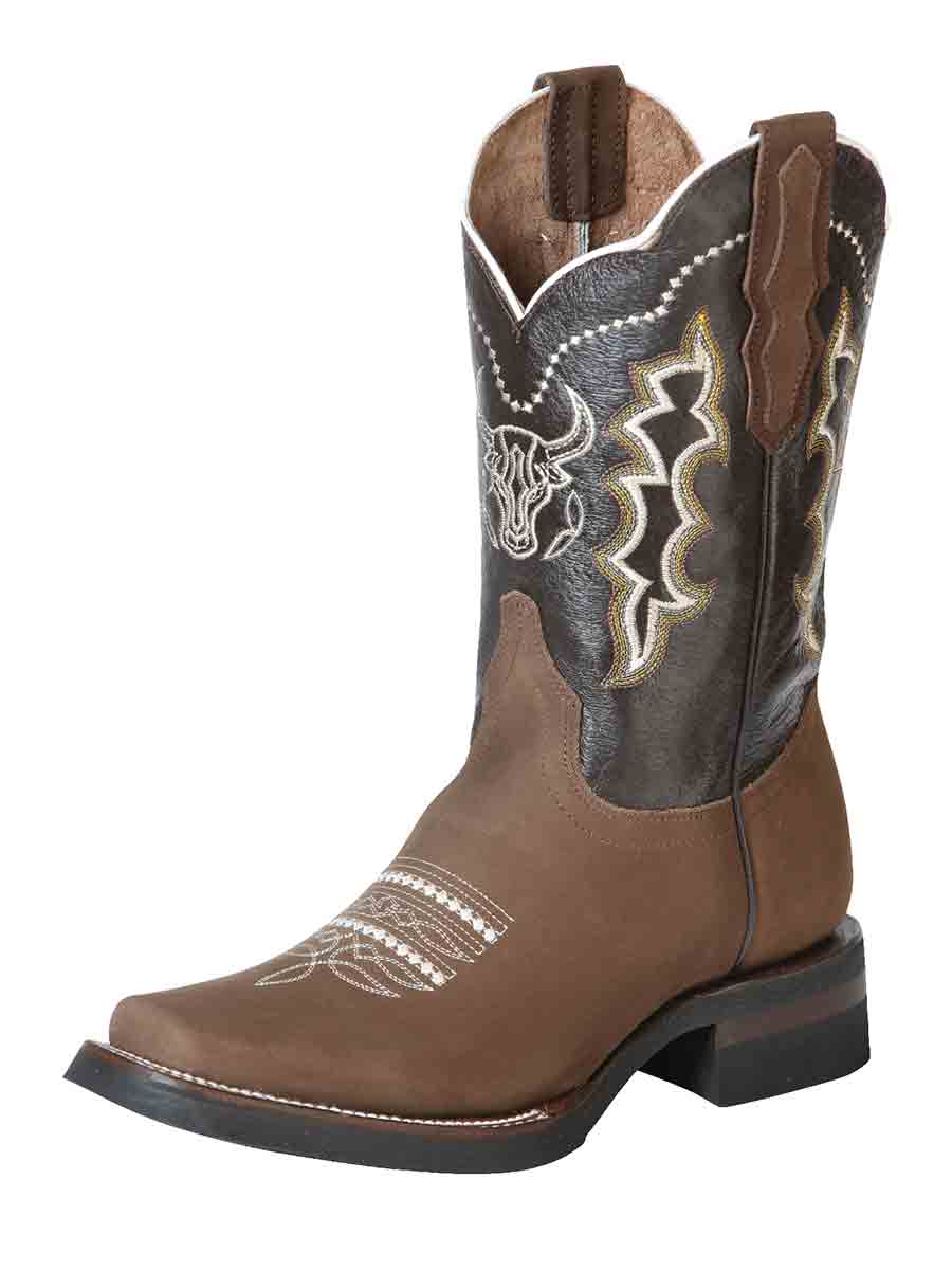 Bota Rodeo El General Atl-pit-4 Nobuck Camellolo 51113