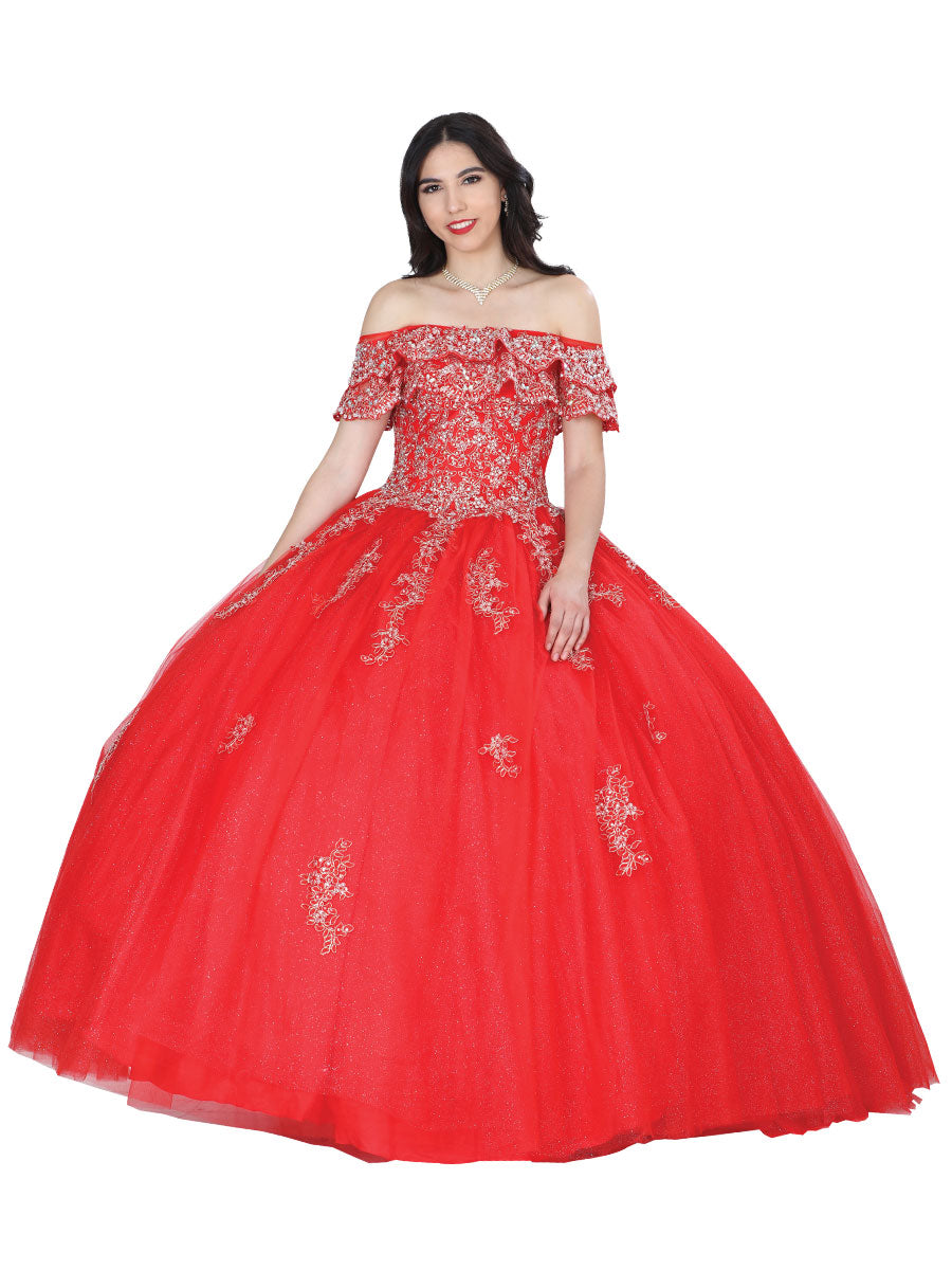 Vestido De Quinceañera Mis Xv Primaveras 1275 80% Poliéster 20% Algodón Rojo 601223
