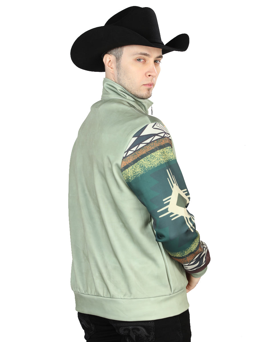 Chaqueta El General Western Wear Syg-2820 Tela Oliva 702054
