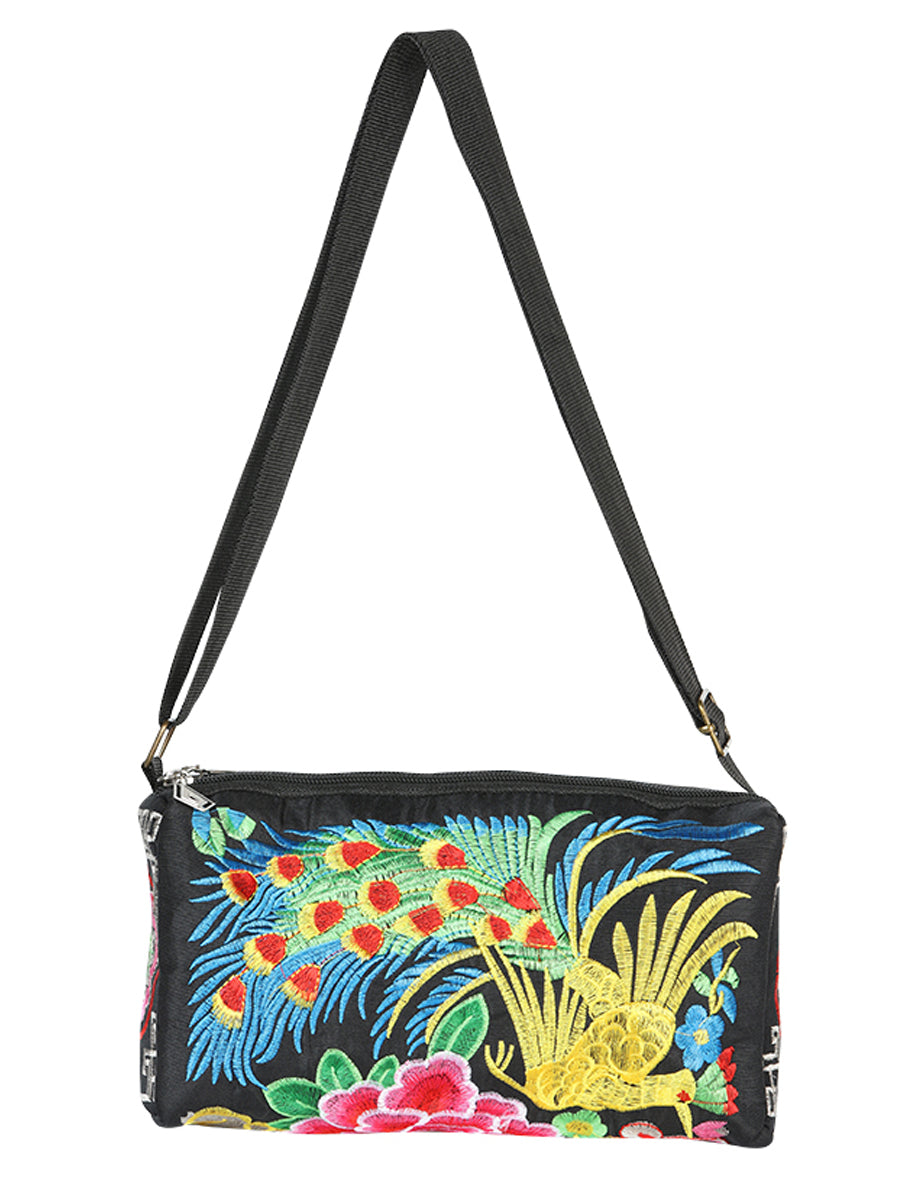 Bolsa Bordada El General Ac-311 Tela Negro/Multicolor 702189