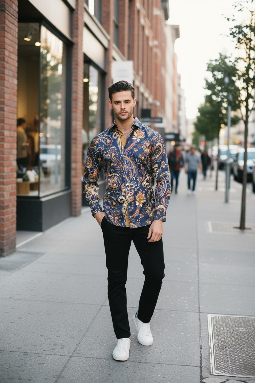 Camisa Vaquera Moda Hombre