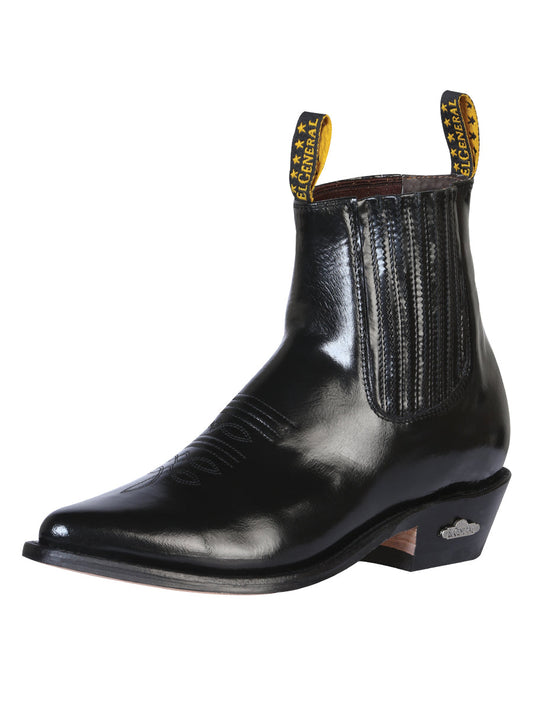 Tobillo Bota Vaquera del General - Negro Camaleón 181