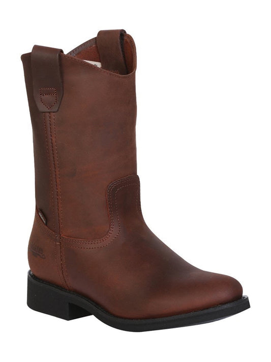 Bota Trabajo S/ Casco Establo 512-05 Piel Graso Cafe 315