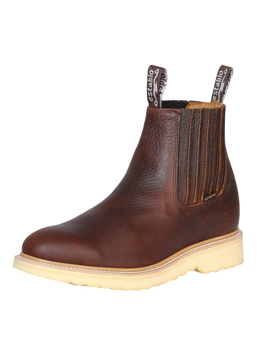 Botin Trabajo S/c Establo 501-13 Piel Bull Figth Miel 22953