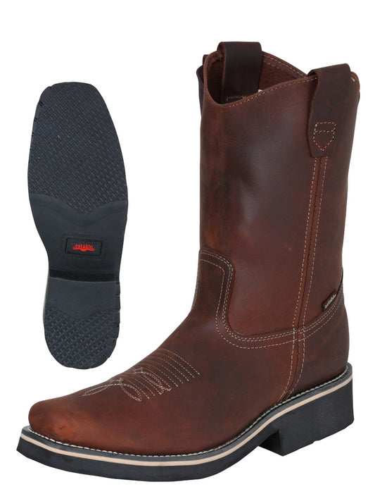 Bota Trabajo Establo 613-051 Piel Crazy Cafe 41531