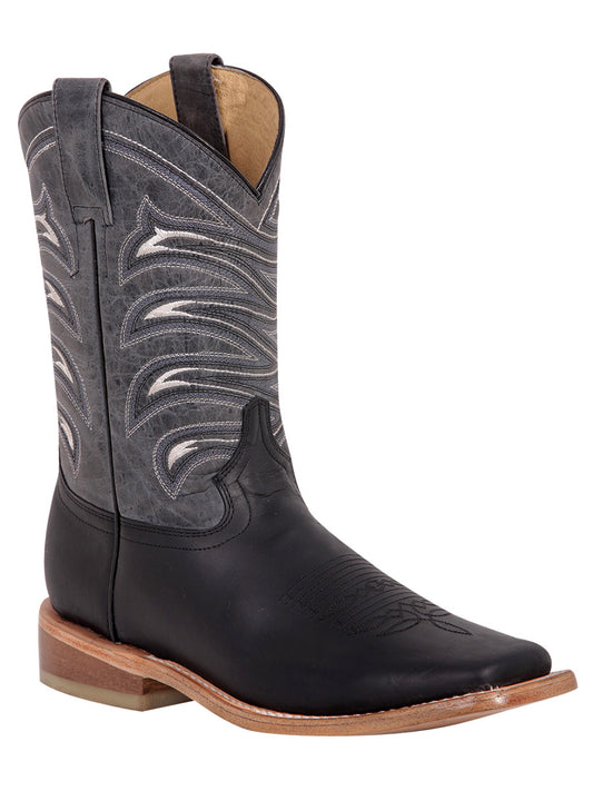 Bota Rodeo El General Rod-19-40 Piel Bovino Crazy Negro 42994
