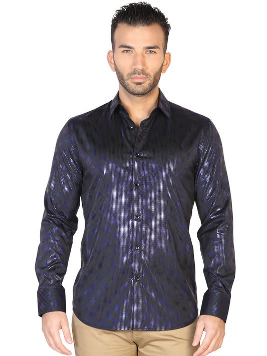 Camisa Casual El General Df-26 5% Spandex 95% Modal Azul 43125
