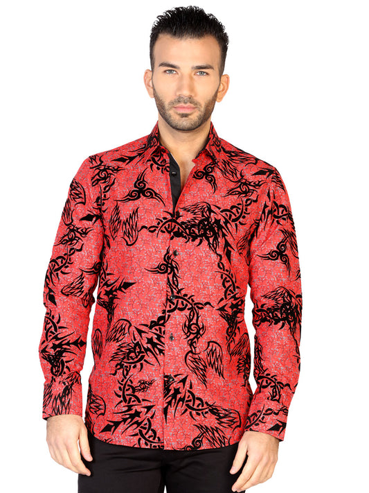 Camisa Casual El General Fl-03 100% Modal Rojo 43134