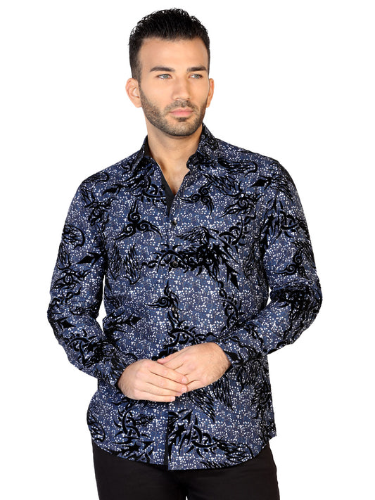 Camisa Casual El General Fl-03 100% Modal Azul Marino 43135