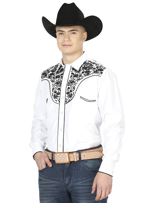 CAMISA VAQUERA Manga Larga EL GENERAL 2001 65% POLIÉSTER 35% ALGODÓN BLANCO 43300