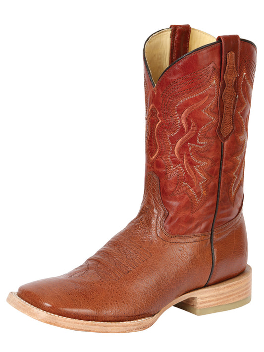 Vaquero Bota Exotic 100 Años Pza-txn-1 Ostrich Belly Brandy 43517