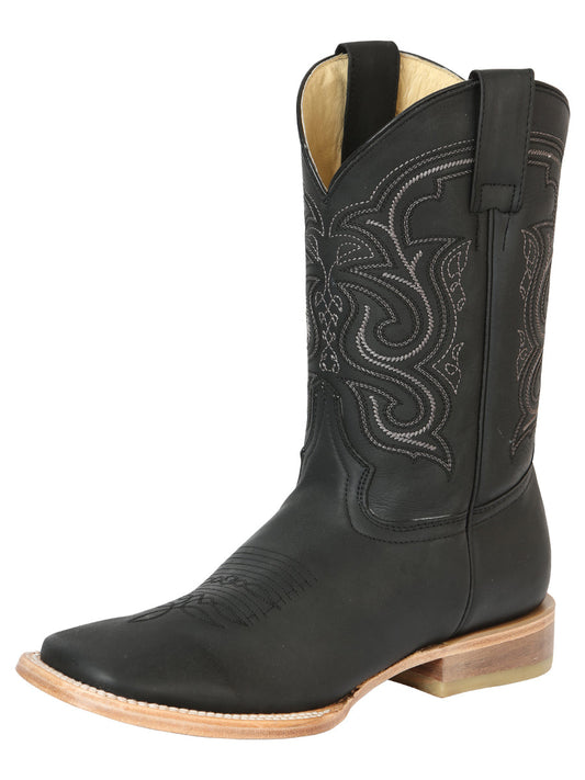 el General Rodeo Bota - Loco Piel - Negro 43534