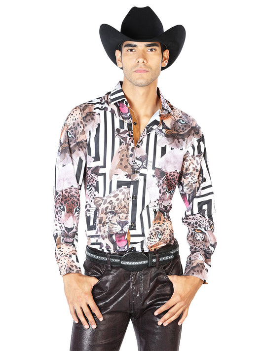 Camisa Casual Manga L El Señor de los Cielos WH-043 97% Poliéster 3% Elastano JAGUAR 43551