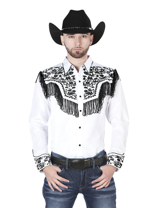 Camisa Casual L/ Manga El Señor de los Cielos No.15 65% POLIÉSTER 35% ALGODÓN BLANCO 44223