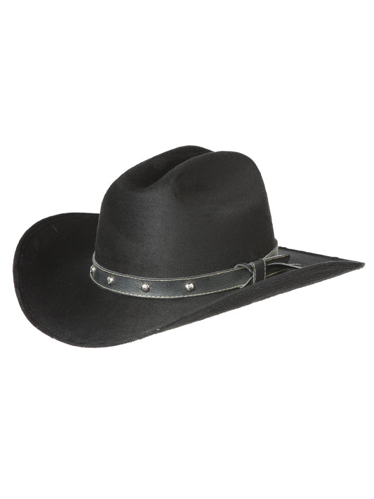 SOMBRERO NIÑO/A EL GENERAL AMERICANITA GAMUZA NEGRO 44243