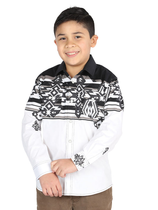 CAMISA VAQUERA M/ LARGA EL SENOR DE LOS CIELOS 23-64 97% ALGODÓN 3% LYCRA NEGRO 44505