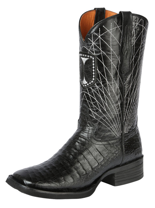 Bota Rodeo Imitacion El General Ca-imit-30 Caiman Belly Negro 44671