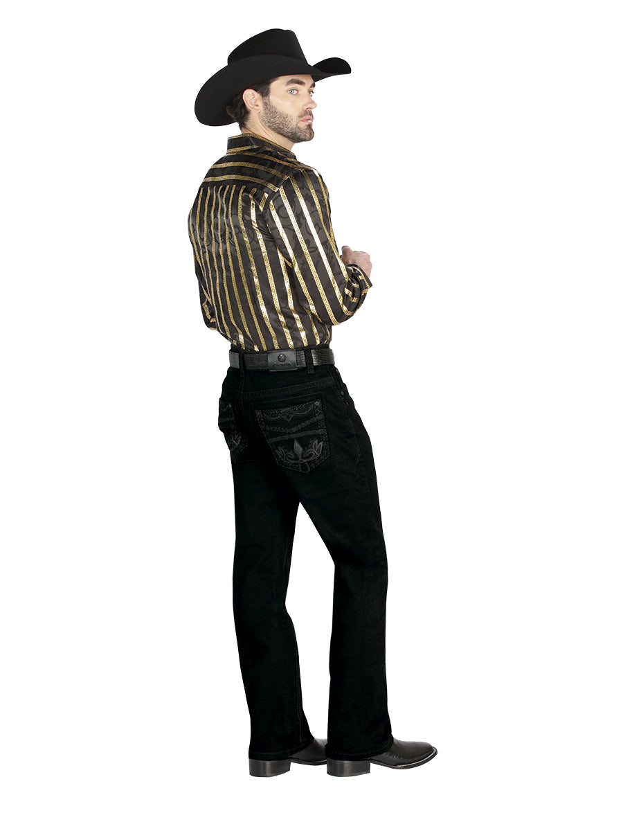 Pantalon Centenario Zd-1008 Mezclilla Negro 44840