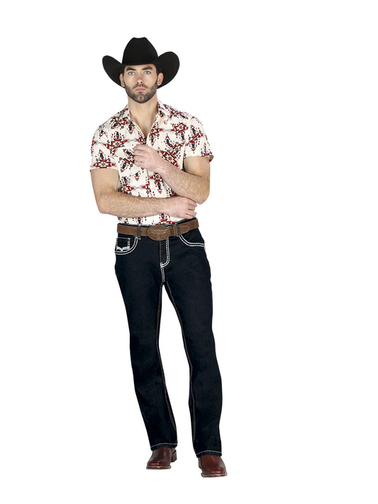 Pantalon Centenario Zd-1005 Mezclilla Sd. Azul 44844
