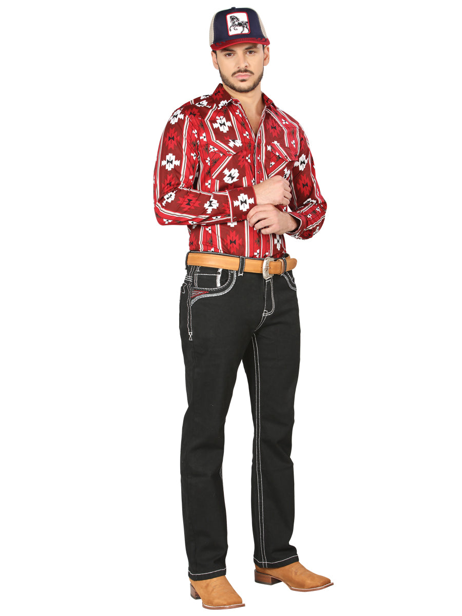 Pantalon Centenario Ec-M015 Mezclilla Negro 44968