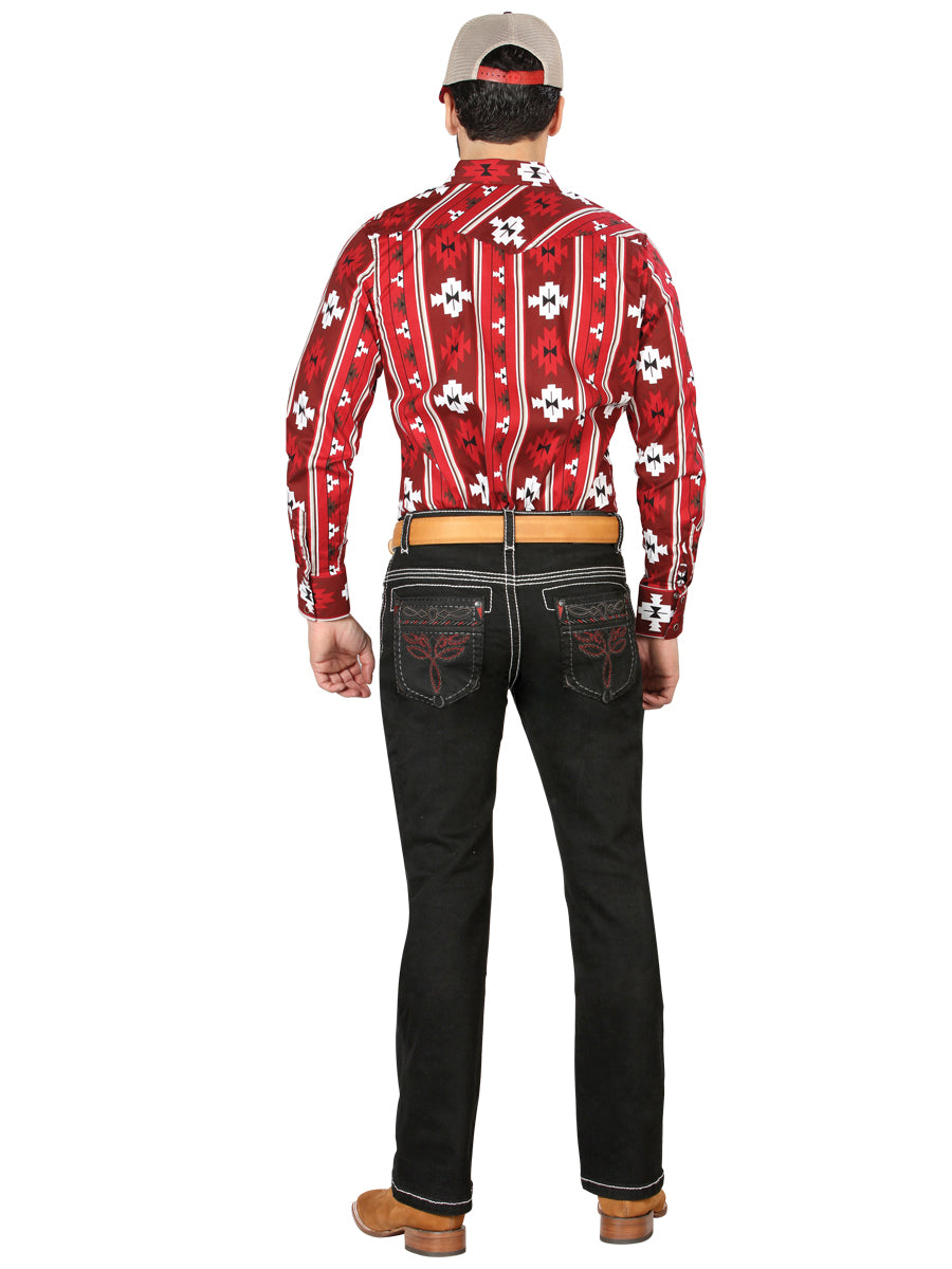 Pantalon Centenario Ec-M015 Mezclilla Negro 44968
