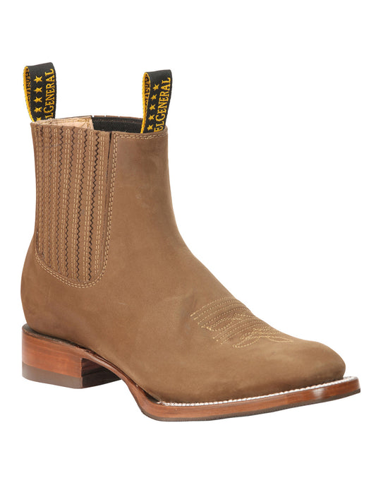 el General Caballero Tobillo Botas - Nobuk Café 45338