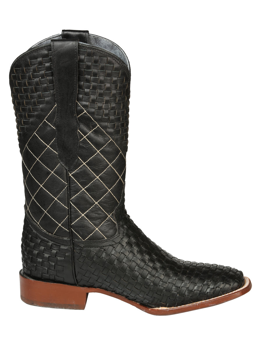 el General Caballero Rodeo Botas Petatillo Piel - Negro 45438