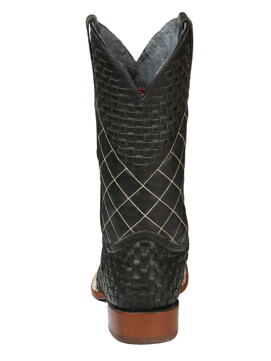 el General Caballero Rodeo Botas Petatillo Piel - Negro 45438