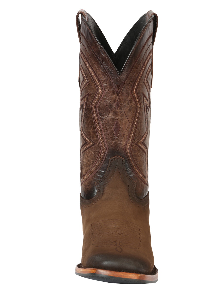 el General Caballero Rodeo Botas - Nobuk Camello 45568