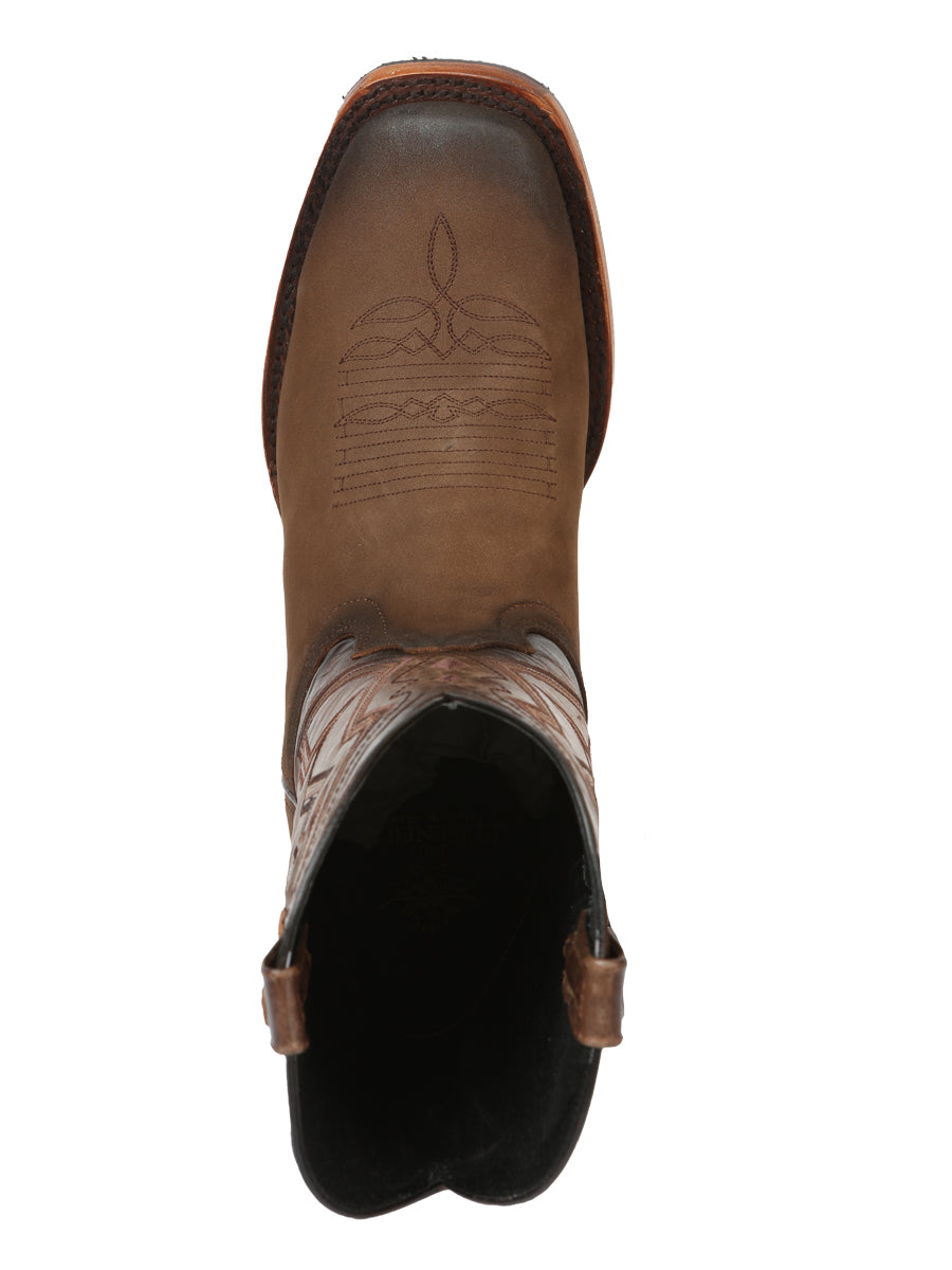 el General Caballero Rodeo Botas - Nobuk Camello 45568