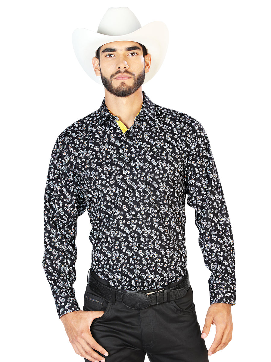 Camisa Casual Manga L CENTENARIO 7001 95% POLIESTER 5% SPANDEX Negro 126264