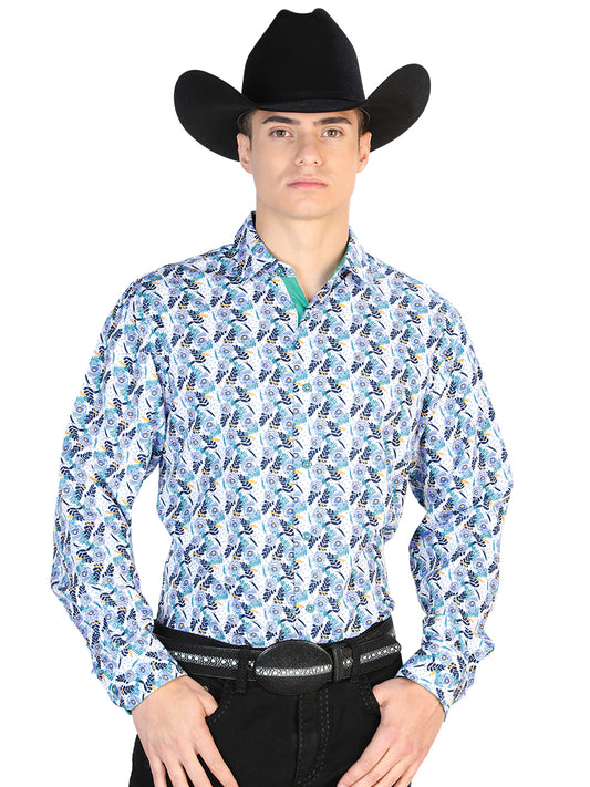 Camisa Casual L/ Manga CENTENARIO 7001 95% POLIESTER 5% SPANDEX BLANCO 126274