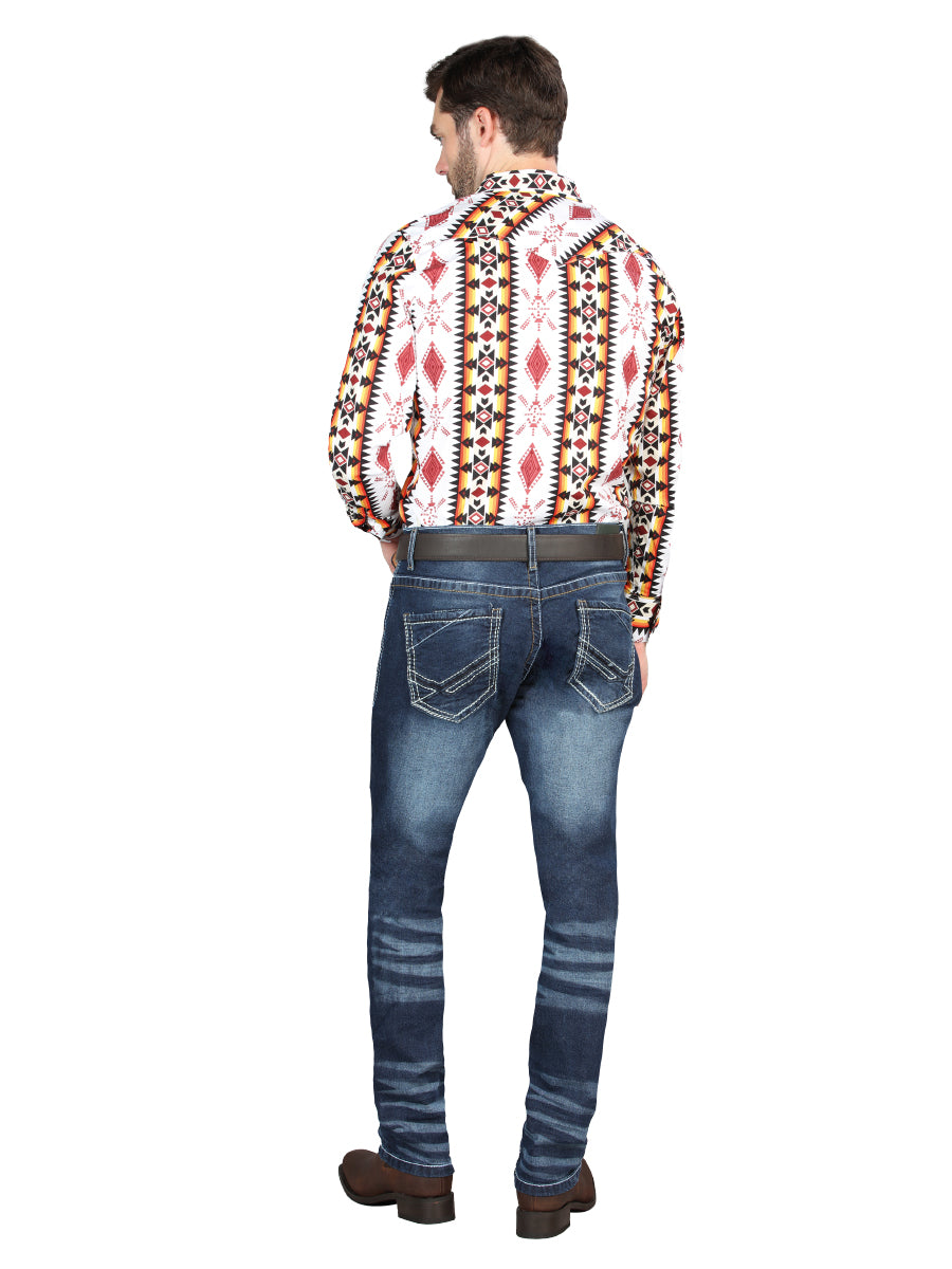 PANTALON EL NORTENO 99256 DENIM AZUL MEDIO 126628
