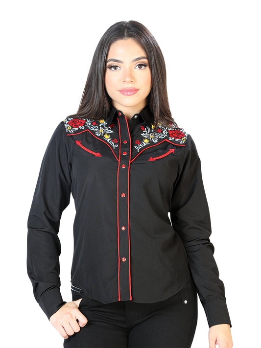 Camisa Vaquera Mujer El Señor de los Cielos No.8 65% POLIÉSTER 35% ALGODÓN Negro 126685