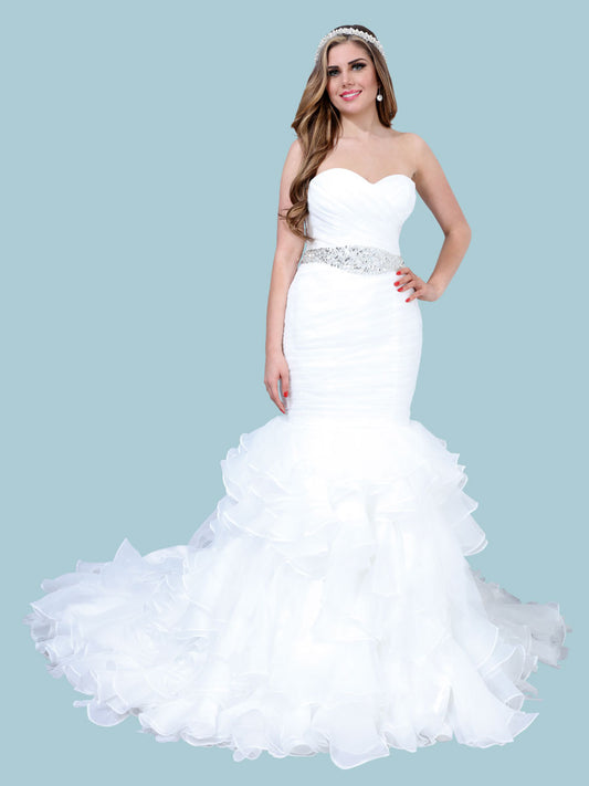 Vestido Mis Xv Primaveras 019 100% Poliester Marfil 601009